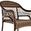 Providence Fairview Wicker Patio Armchair, Brown