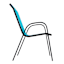 Stackable Sling Patio Chair, Teal