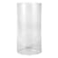 Clear Glass Open Ended Hurricane, 10"