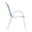 Stackable Sling Patio Chair, Ocean Stripe