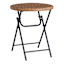 Found & Fable Wicker Top Folding Patio Table, Natural