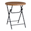Found & Fable Wicker Top Folding Patio Table, Natural