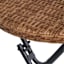 Found & Fable Wicker Top Folding Patio Table, Natural