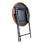 Found & Fable Wicker Top Folding Patio Table, Natural