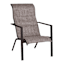Padded Sling Lounge Chair, Taupe