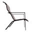 Padded Sling Lounge Chair, Taupe