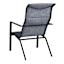 Padded Sling Lounge Chair, Grey