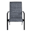 Padded Sling Lounge Chair, Grey