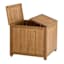 Haven Blonde Acacia Wood Umbrella Patio Table