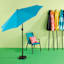 Spa Blue Crank & Tilt Round Patio Umbrella, 7.5'