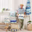 Ty Pennington Ombre Jacquard Striped Outdoor Throw Pillow, 14x20