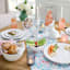 Providence White Beaded Salad Plate
