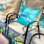 Where's My Cabana Boy? Turquoise Square Outdoor Throw Pillow, 18"