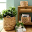 Honeybloom Rectangle Weave Water Hyacinth Storage Basket, Small