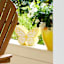Sunny Club Yellow Metal Butterfly Planter, 10"