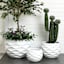 Crosby St. Clara White Outdoor Planter, Large
