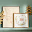 Glass Framed Let It Bee Print Wall Art, 19"