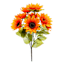 Yellow Sunflower Bush, 17"