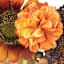 Maple Leaf Dahlia Sunflower Wreath, 24"