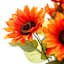 Orange Sunflower Bush, 17"