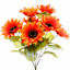 Orange Sunflower Bush, 17"