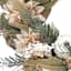 Maple Leaves Dahlia Wreath, 24"
