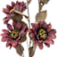 Red Sunflower Stem, 25"