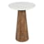 Found & Fable Fabiola Marble Accent Table