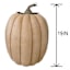 Homespun Harvest Orange Pumpkin, 19"