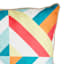 Ray Warm Multicolor Geo Square Outdoor Throw Pillow, 17"