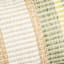 Honeybloom Green & Yellow Block Stripe Lumbar Outdoor Throw Pillow, 14x20