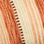 Rust & Natural Block Stripe Outdoor Lumbar Throw Pillow with Tassels, 14x22