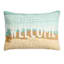 Ty Pennington Blue Chunky Knit Outdoor Lumbar Throw Pillow, 14x20