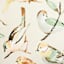 Honeybloom Taupe Birds Square Outdoor Throw Pillow, 16"