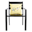 Honeybloom Yellow Birds Square Outdoor Throw Pillow, 16"