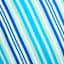 Blue Multicolor Striped Square Outdoor Throw Pillow, 18"