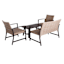 Winslow 4-Piece Seating Patio Set, Brown