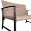 Winslow 4-Piece Seating Patio Set, Brown