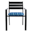 Indigo Stripe Outdoor Chair Cushion