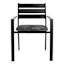 Black Geo Outdoor Chair Cushion