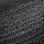 Crosby St. Black Hermosa Outdoor Pouf, 20"