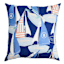 Honeybloom Multi Sail Boats Outdoor Throw Pillow, 18"
