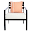 Honeybloom Cafe Stripe Tassel Outdoor Throw Pillow, 18"