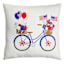 Sunny Club Patriotic USA Bicycle Outdoor Pillow, 16"
