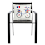 Sunny Club Patriotic USA Bicycle Outdoor Pillow, 16"