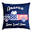 Sunny Club Patriotic USA Truck Pillow, 16"
