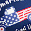 Sunny Club Patriotic USA Truck Pillow, 16"