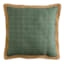 2-Pack Endive Jute Trim Outdoor Throw Pillow, 18"
