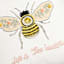 Honeybloom Life is Bee-autiful Woven Outdoor Throw Pillow, 18"
