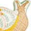 Honeybloom Snail Shaped Outdoor Throw Pillow, 21x11